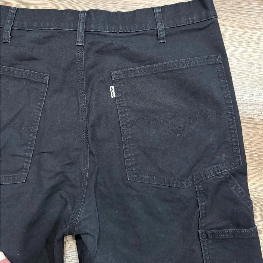 Men's Black Levi's Carpenter Shorts